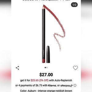 3/$50 BNIB mac auburn lip liner 💄
